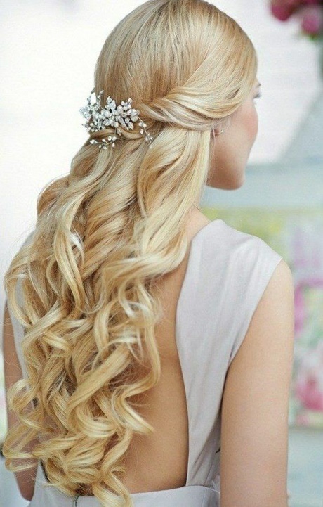 Frisur hochzeit offen locken