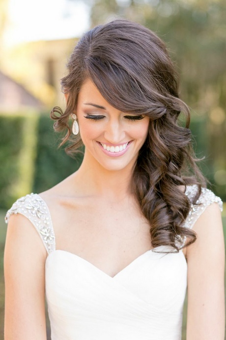 Frisur hochzeit offen locken