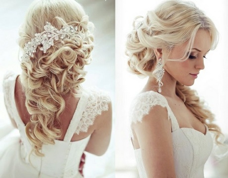 Frisur hochzeit offene haare