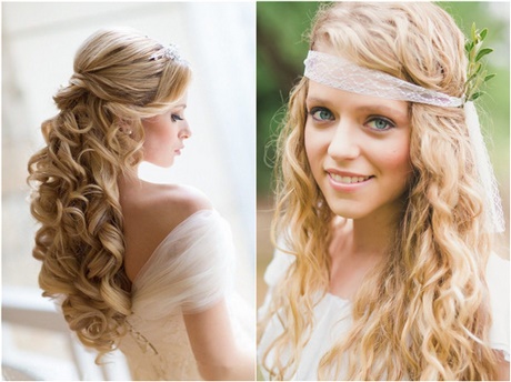 Frisur locken hochzeit