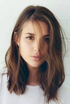 Glatte haare schnitt