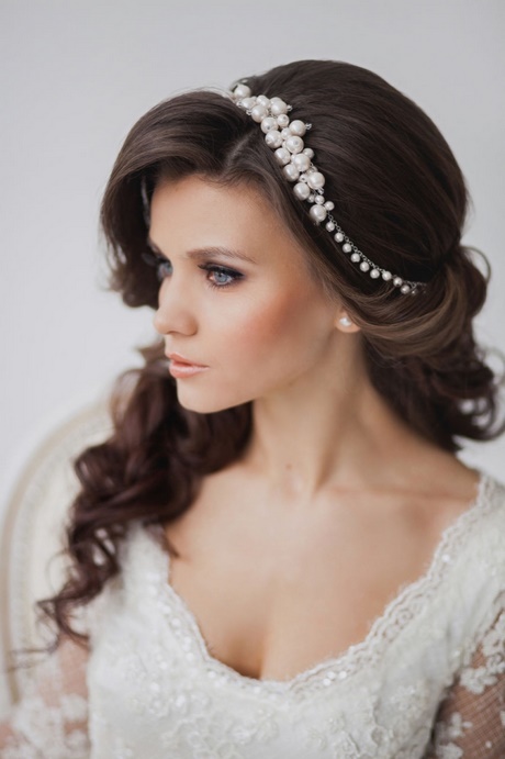 Haarschmuck hochzeit offene haare