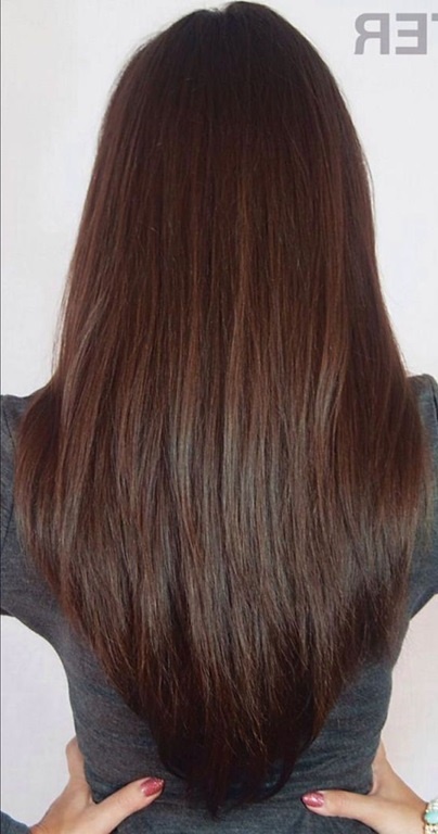 Lange haare schnitt frauen