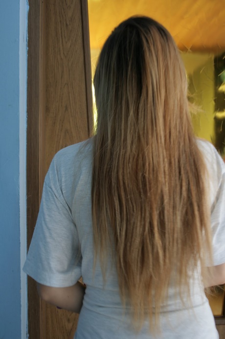 Lange haare schnitt hinten