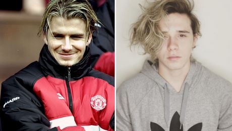 Beckham lange haare