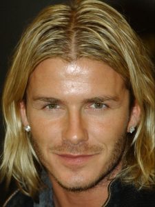 Beckham lange haare