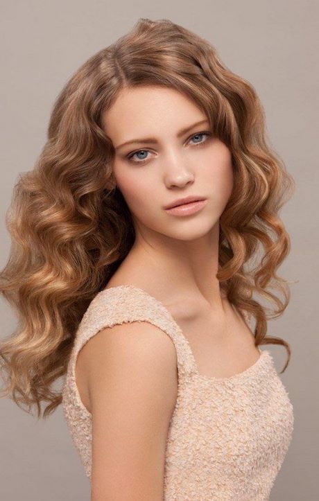 Blonde haare locken