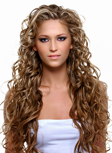 Blonde haare locken