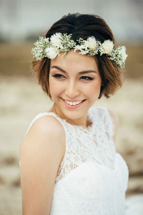 Blumen kopfschmuck hochzeit