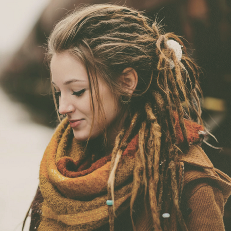 Dreads halber kopf