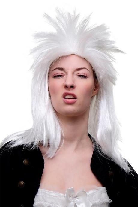 Mittellang Punk Frisur Frau : Rock Frisuren Lange Haare