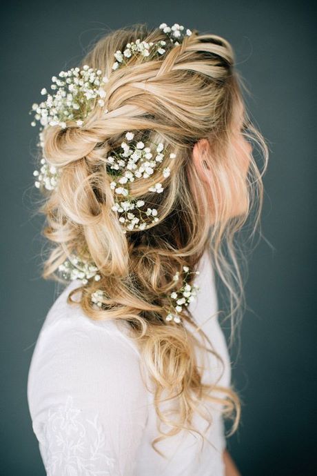 Haar blumen hochzeit