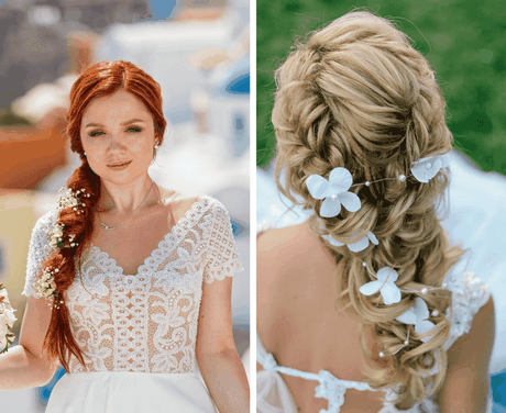 Hochzeit blumen haare