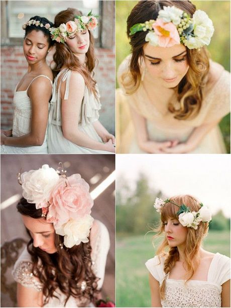 Hochzeit blumen haare