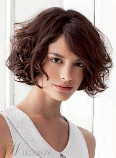 Naturlocken bob frisuren