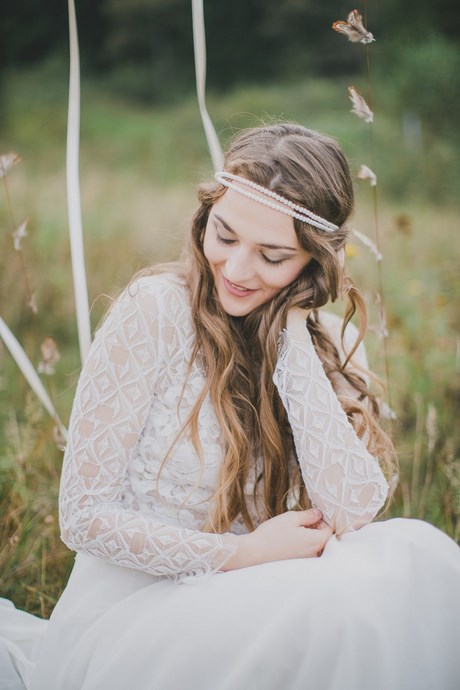 Offene haare hochzeit