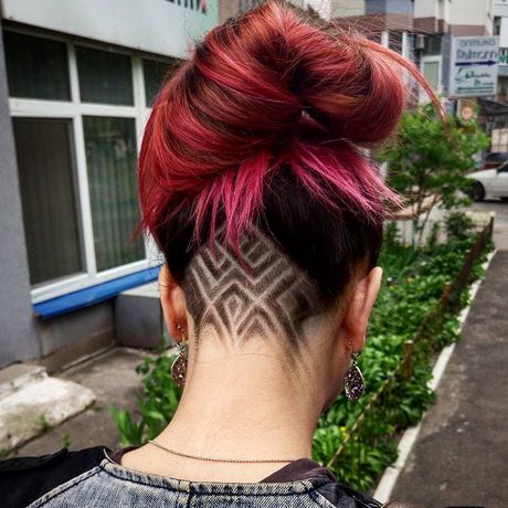 Undercut nacken frau