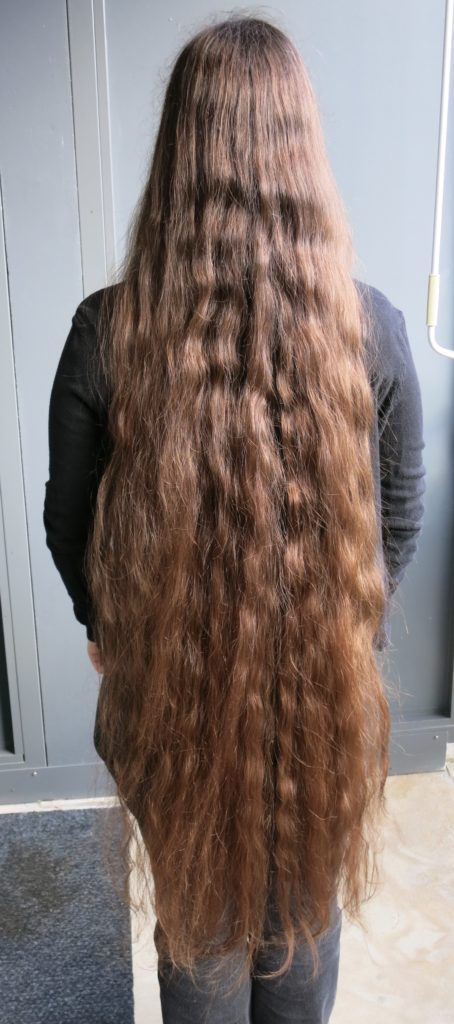 Dutt für lange haare