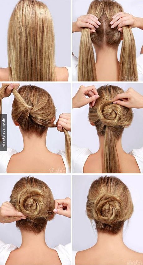 Dutt Lockige Haare
