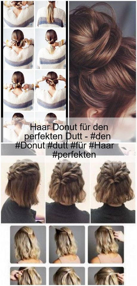 Dutt mit haardonut