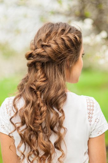 Haare hochzeit offen