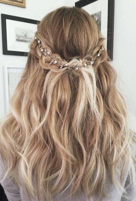 Haare hochzeit offen