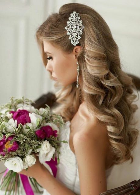 Haare hochzeit offen