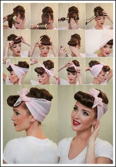 Rockabilly bandana binden