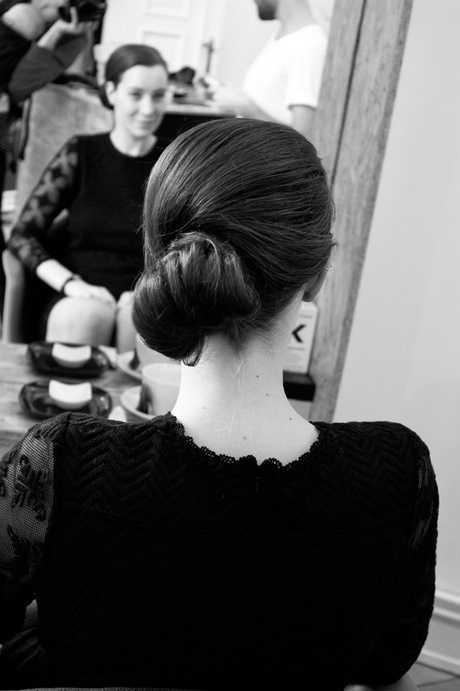 Seitlicher chignon