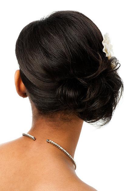 Seitlicher chignon