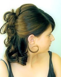 Festliche frisuren halblanges haar