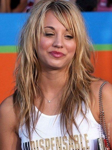 Frisur blond lang pony