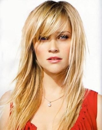 Frisuren blond mittellang mit pony