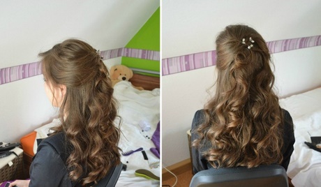 Frisuren für konfirmation lange haare