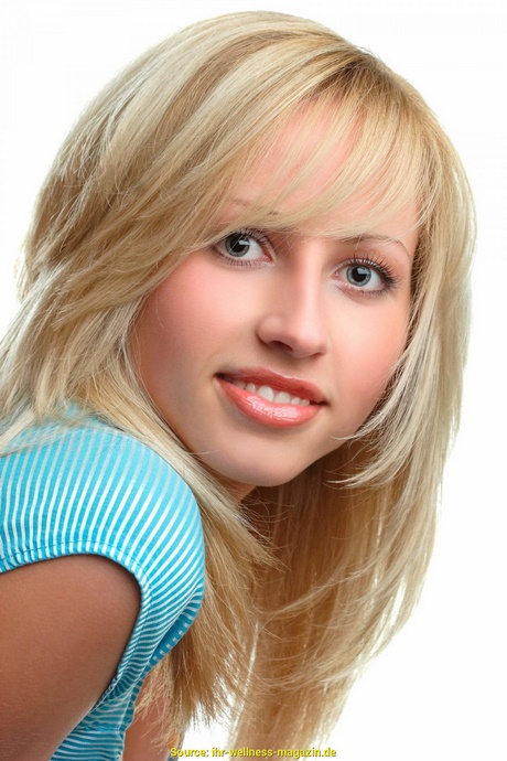 Haare schräger pony