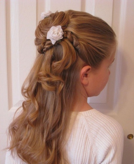 Konfirmations frisuren locken