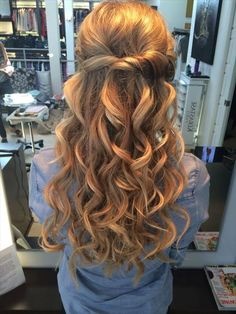 Konfirmations frisuren locken