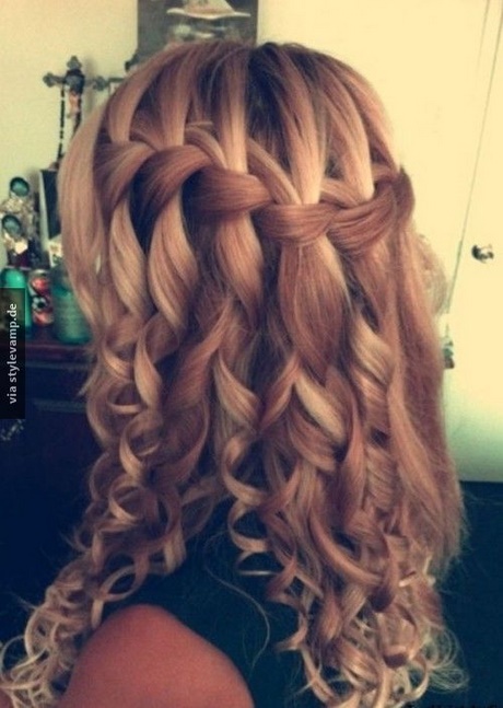 Konfirmations frisuren locken