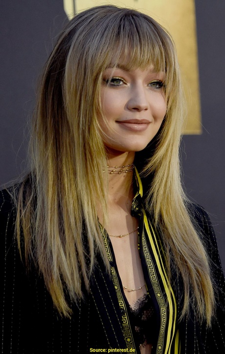 Lange haare fransig