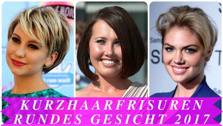 Frisuren für runde gesichter 2017