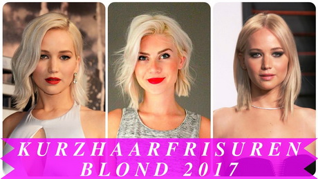 Kurzhaarfrisuren blond 2017