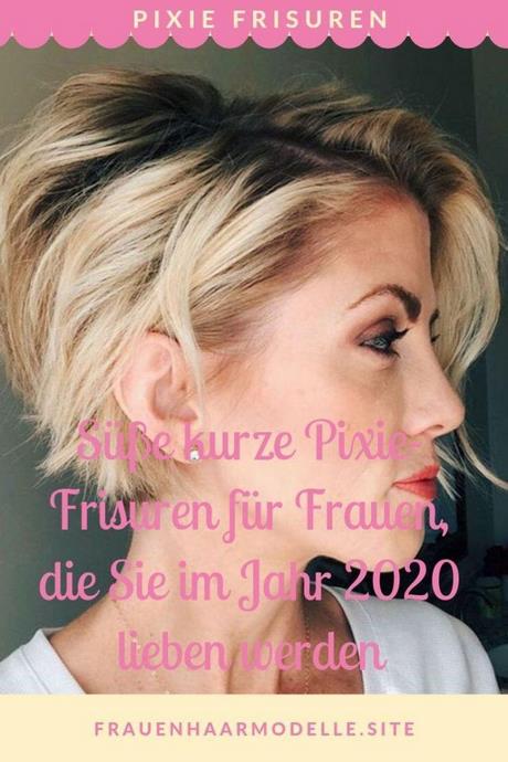 Damen kurzhaarfrisur 2020