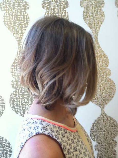 Balayage bob mit pony