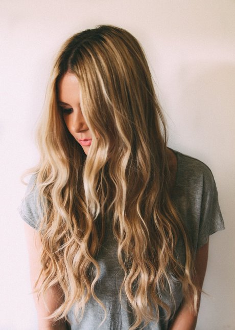 Beach waves frisuren bilder