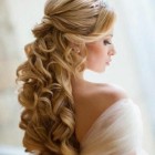 Brautfrisuren lange haare halb hochgesteckt